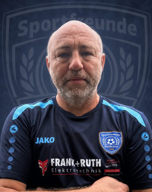 Andreas, Nr. 6, im Trikot der Sportfreunde Heilbronn