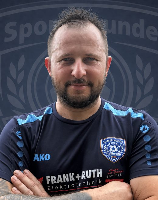 Oleg, Nr. 18, im Trikot der Sportfreunde Heilbronn