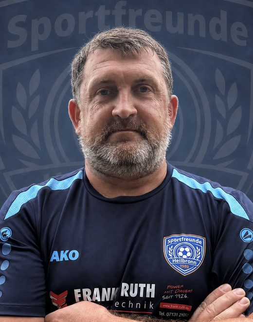 Roman, Nr. 78, im Trikot der Sportfreunde Heilbronn